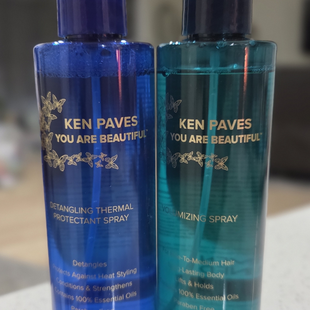 Ken Paves Detangling Thermal Protectant Spray & Volumizing Spray